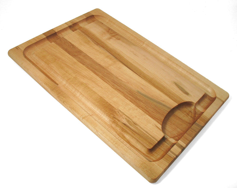 Maple carving board with handles