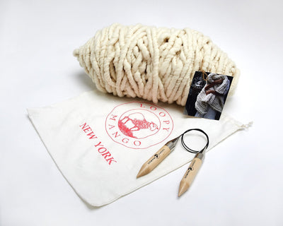 DIY Knitted Throw