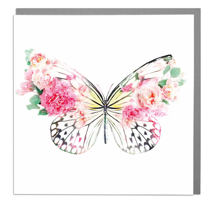 Pink Butterfly card